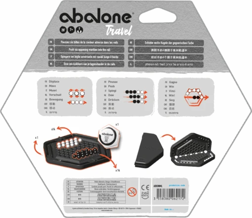 ASMODEE Abalone Travel -Bordspellen Winkel 1086257879