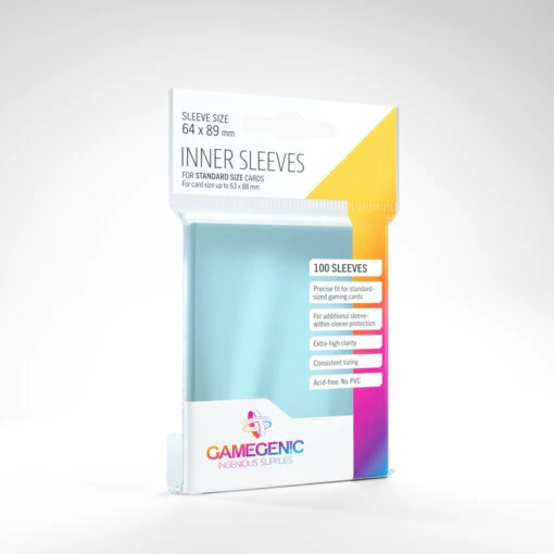 Gamegenic Inner Sleeves: Standard Card Game (64x89mm) - 100 -Bordspellen Winkel 1229260687