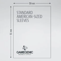 Gamegenic Prime Board Game Sleeves: Standard American (59x91mm) - 50 -Bordspellen Winkel 1229640922