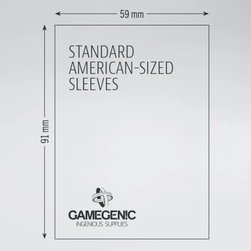 Gamegenic Prime Board Game Sleeves: Standard American (59x91mm) - 50 -Bordspellen Winkel 1229640922
