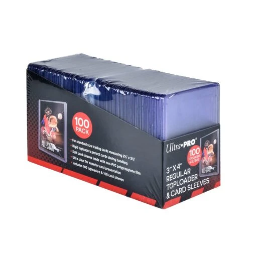 Ultra Pro Toploader & Card Sleeves: 3" X 4" Regular 35pt (100x) -Bordspellen Winkel 1394266866