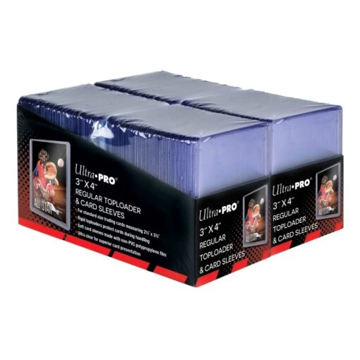 Ultra Pro Toploader & Card Sleeves: 3" X 4" Regular 35pt (200x) -Bordspellen Winkel 1394267741