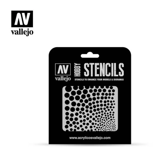Hobby Stencils: Circle Textures (Vallejo) -Bordspellen Winkel 1434333007