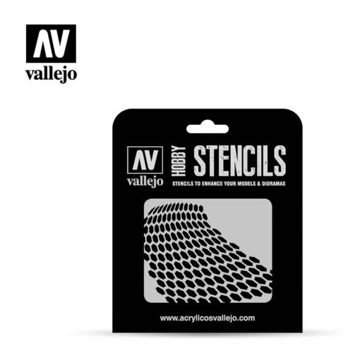 Hobby Stencils: Distorted Honeycomb (Vallejo) -Bordspellen Winkel 1434395982