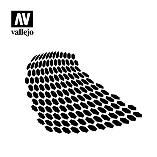 Hobby Stencils: Distorted Honeycomb (Vallejo) -Bordspellen Winkel 1434395987