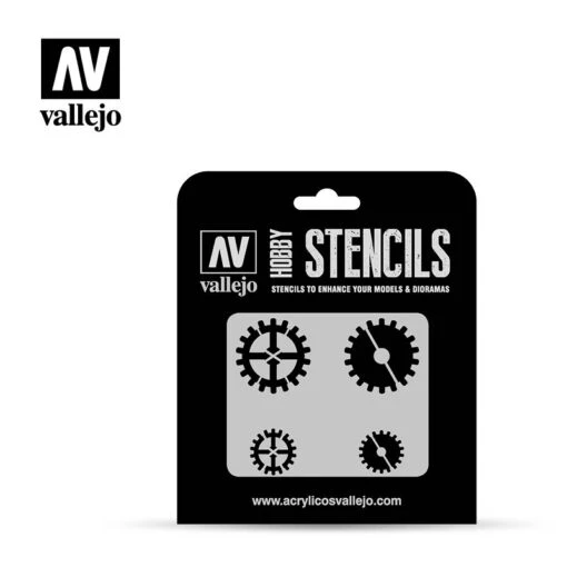 Hobby Stencils: Gear Markings (Vallejo) -Bordspellen Winkel 1434397662
