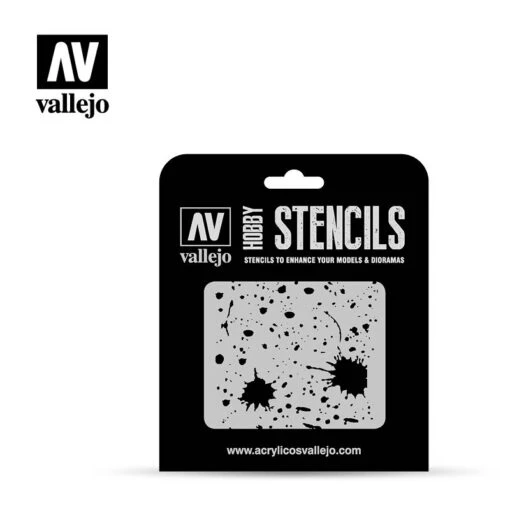 Hobby Stencils: Splash & Stains (Vallejo) -Bordspellen Winkel 1434459292