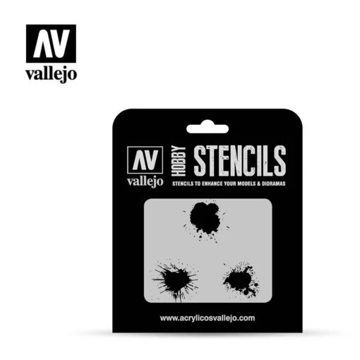 Hobby Stencils: Paint Stains (Vallejo) -Bordspellen Winkel 1434513892