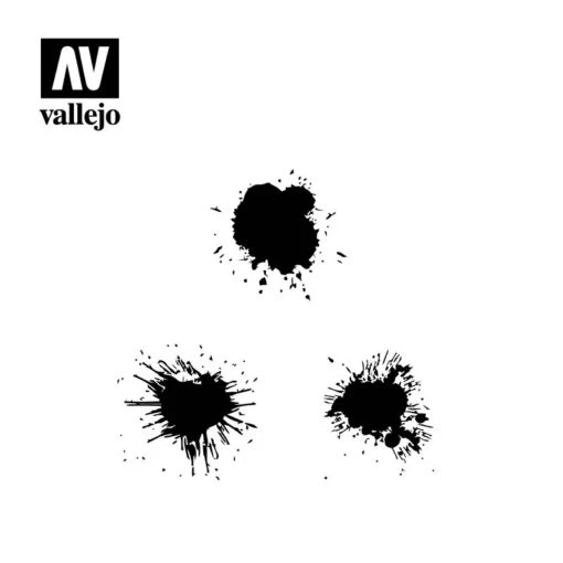 Hobby Stencils: Paint Stains (Vallejo) -Bordspellen Winkel 1434513897