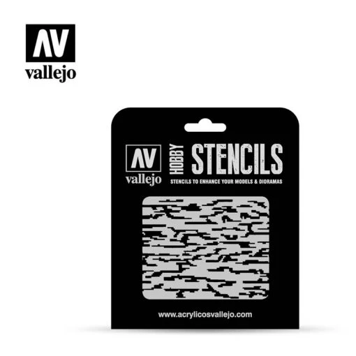 Hobby Stencils: Pixelated Modern Camo (Vallejo) -Bordspellen Winkel 1434515137
