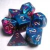 Chessex Gemini Purple-Teal/Gold Polydice (7)