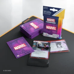 Gamegenic Marvel Champions Art Sleeves: Purple (66x91mm) - 50+1 -Bordspellen Winkel 1503482281