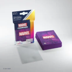 Gamegenic Marvel Champions Art Sleeves: Purple (66x91mm) - 50+1 -Bordspellen Winkel 1503482296