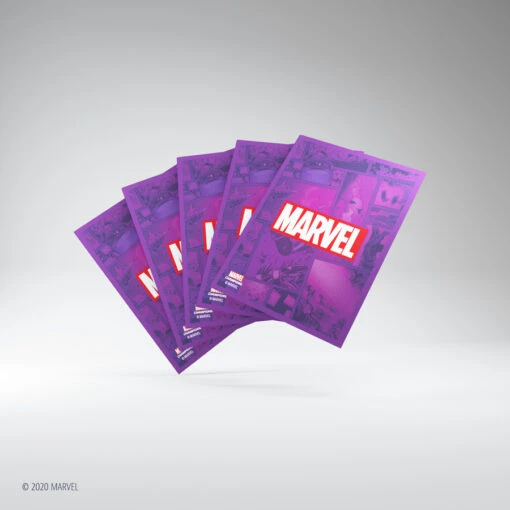 Gamegenic Marvel Champions Art Sleeves: Purple (66x91mm) - 50+1 -Bordspellen Winkel 1503482306