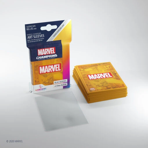 Gamegenic Marvel Champions Art Sleeves: Orange (66x91mm) - 50+1 -Bordspellen Winkel 1503505336