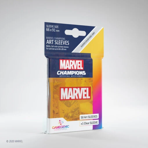 Gamegenic Marvel Champions Art Sleeves: Orange (66x91mm) - 50+1 -Bordspellen Winkel 1503505356