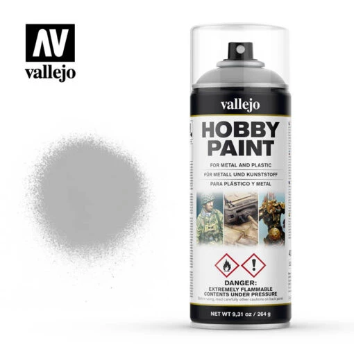 Hobby Paint Spray: Grey (Vallejo) -Bordspellen Winkel 1523508367