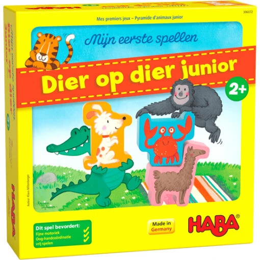 Mijn Eerste Spellen: Dier Op Dier Junior (2+) -Bordspellen Winkel 1596165876