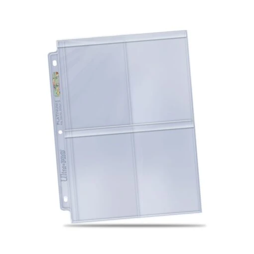Ultra Pro 4-Pocket Secure Platinum Page For Toploaders (100x) -Bordspellen Winkel 1770687237