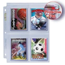 Ultra Pro 4-Pocket Secure Platinum Page For Toploaders (100x) -Bordspellen Winkel 1770687246