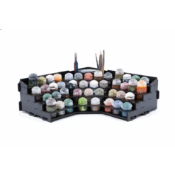 Black Paint Rack: Hoek Top (voor Citadel Verf) -Bordspellen Winkel 1780646520