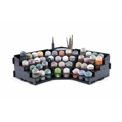 Black Paint Rack: Hoek Top (voor Citadel Verf) -Bordspellen Winkel 1780646520