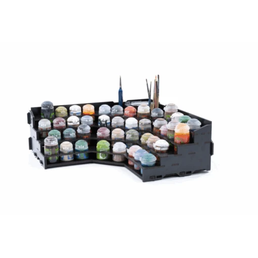 Black Paint Rack: Hoek Top (voor Citadel Verf) -Bordspellen Winkel 1780646535