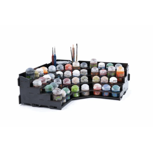 Black Paint Rack: Hoek Top (voor Citadel Verf) -Bordspellen Winkel 1780646538