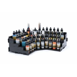 Black Paint Rack: Hoek Top (voor The Army Painter & Vallejo Verf) -Bordspellen Winkel 1780649163