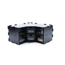 Black Paint Rack: Hoekstuk Met Lades 12 Black Paint Rack: Hoekstuk Met Lades -Bordspellen Winkel 1780650567