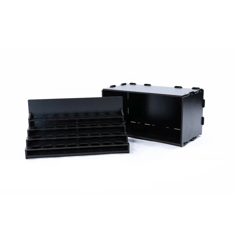 Black Paint Rack: Uitschuifbaar Rek (voor Citadel Verf) 5 Black Paint Rack: Uitschuifbaar Rek (voor Citadel Verf) - Afbeelding 5