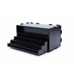 Black Paint Rack: Uitschuifbaar Rek (voor Citadel Verf) 15 Black Paint Rack: Uitschuifbaar Rek (voor Citadel Verf) -Bordspellen Winkel 1780664253