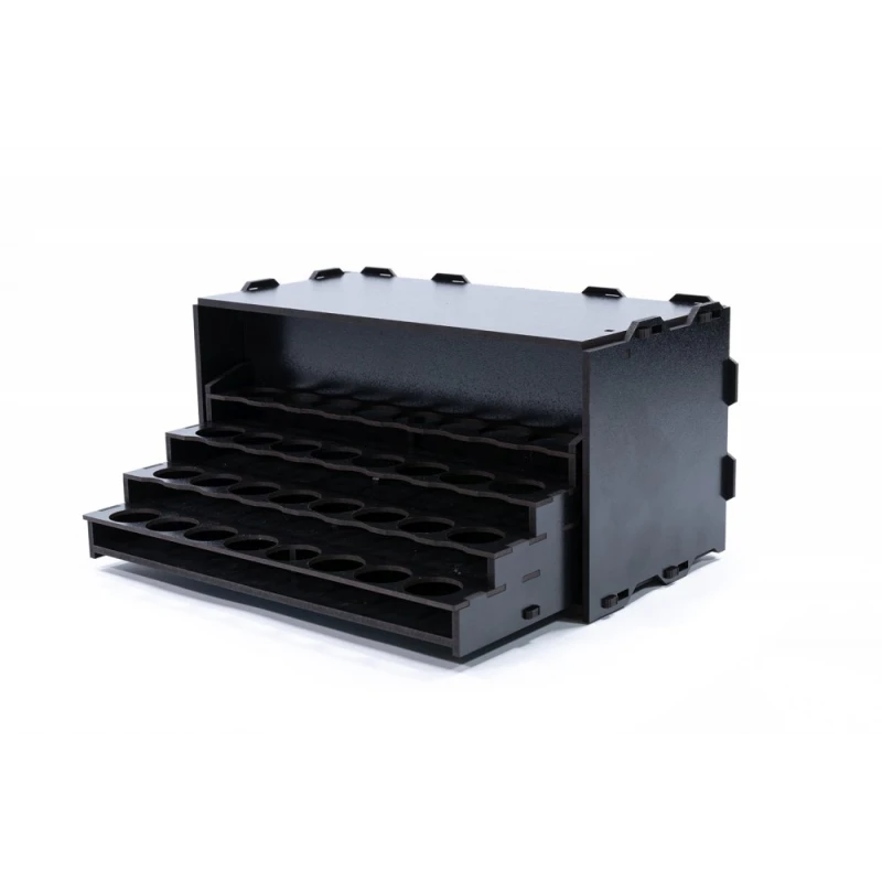 Black Paint Rack: Uitschuifbaar Rek (voor Citadel Verf) 6 Black Paint Rack: Uitschuifbaar Rek (voor Citadel Verf) - Afbeelding 6