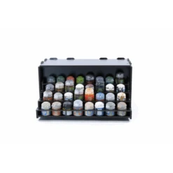 Black Paint Rack: Uitschuifbaar Rek (voor Citadel Verf) 12 Black Paint Rack: Uitschuifbaar Rek (voor Citadel Verf) -Bordspellen Winkel 1780664274