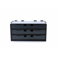 Black Paint Rack: Kastje Met 3 Lange Laden -Bordspellen Winkel 1780666116