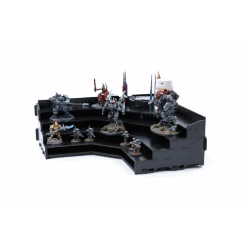 Black Paint Rack: Hoek Top (Tribune) -Bordspellen Winkel 1783675866