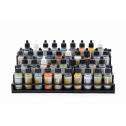 Black Paint Rack: Top Middenstuk (voor The Army Painter & Vallejo Verf) -Bordspellen Winkel 1789519707