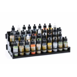Black Paint Rack: Top Middenstuk (voor The Army Painter & Vallejo Verf) -Bordspellen Winkel 1789519710