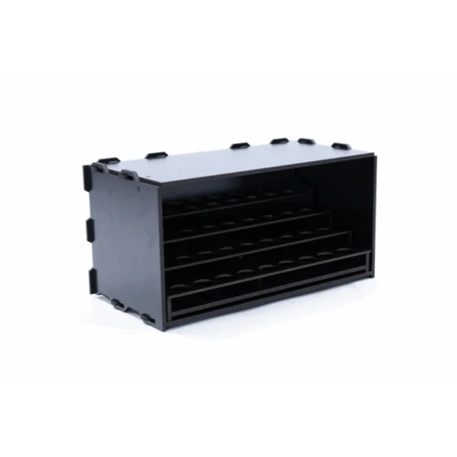 Black Paint Rack: Uitschuifbaar Rek (voor The Army Painter & Vallejo Verf) -Bordspellen Winkel 1792449558