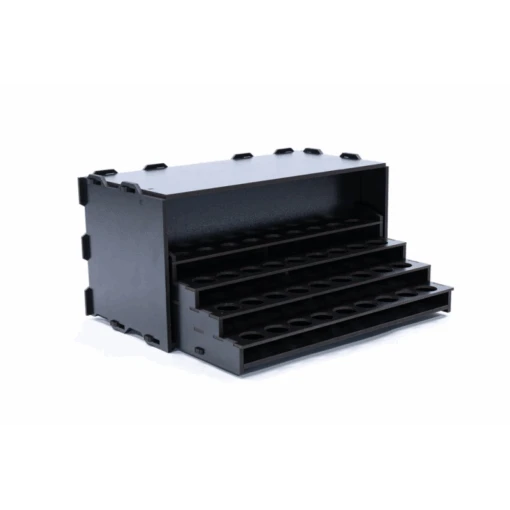 Black Paint Rack: Uitschuifbaar Rek (voor The Army Painter & Vallejo Verf) -Bordspellen Winkel 1792449561