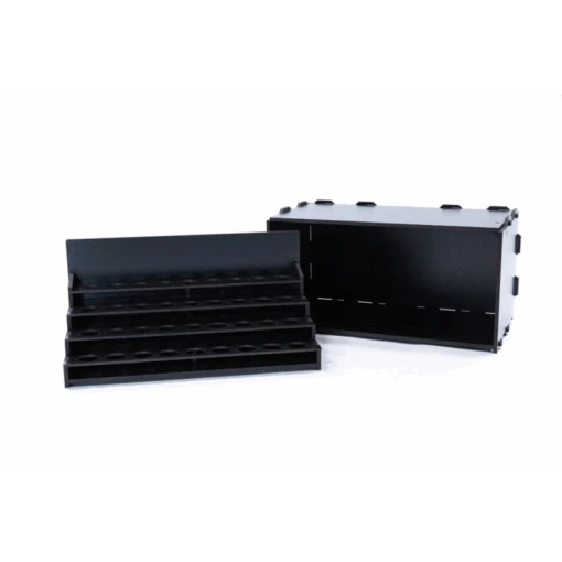 Black Paint Rack: Uitschuifbaar Rek (voor The Army Painter & Vallejo Verf) -Bordspellen Winkel 1792449567