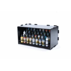 Black Paint Rack: Uitschuifbaar Rek (voor The Army Painter & Vallejo Verf) -Bordspellen Winkel 1792449582