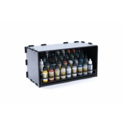 Black Paint Rack: Uitschuifbaar Rek (voor The Army Painter & Vallejo Verf) -Bordspellen Winkel 1792449588