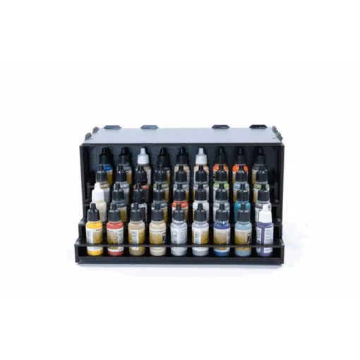Black Paint Rack: Uitschuifbaar Rek (voor The Army Painter & Vallejo Verf) -Bordspellen Winkel 1792449591