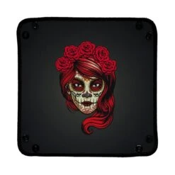 Dice Tray Calaveras Girl -Bordspellen Winkel 1804510563