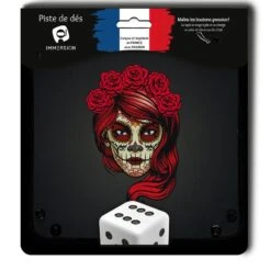 Dice Tray Calaveras Girl -Bordspellen Winkel 1804510572