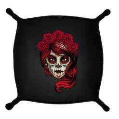 Dice Tray Calaveras Girl -Bordspellen Winkel 1804510587