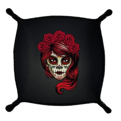 Dice Tray Calaveras Girl -Bordspellen Winkel 1804510587