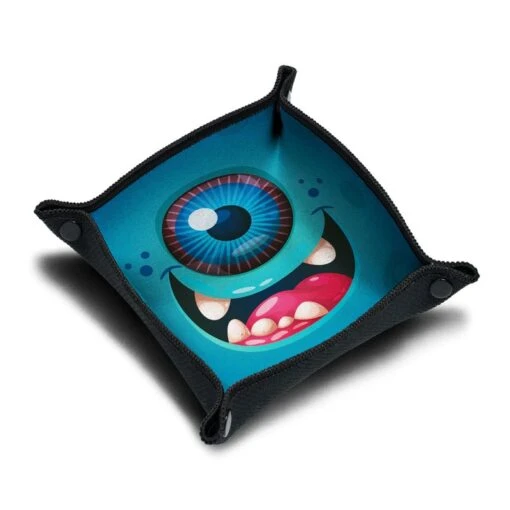Dice Tray Happy Cyclope Blue Monster -Bordspellen Winkel 1804511244