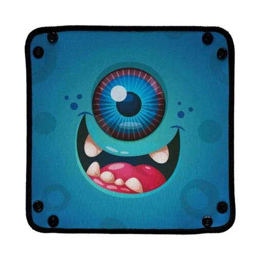 Dice Tray Happy Cyclope Blue Monster -Bordspellen Winkel 1804511265